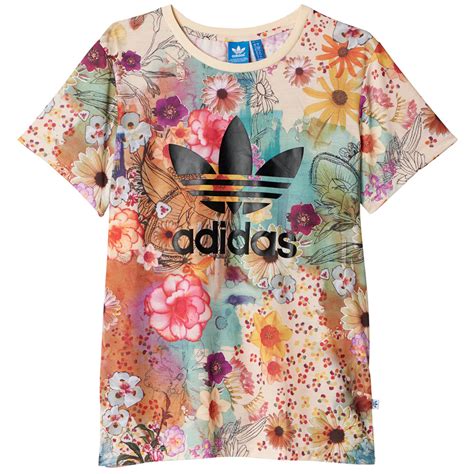 adidas t shirt damen blumen|Frauen.